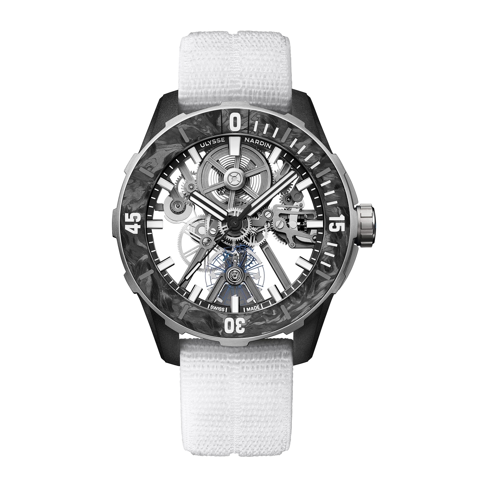Ulysse Nardin Diver Air 44mm Mens Watch Orange