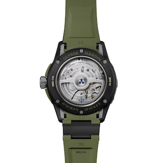 Ulysse Nardin Diver Net Ops 44mm Mens Watch Green Ulysse Nardin Diver Net Ops 44mm Mens Watch Green