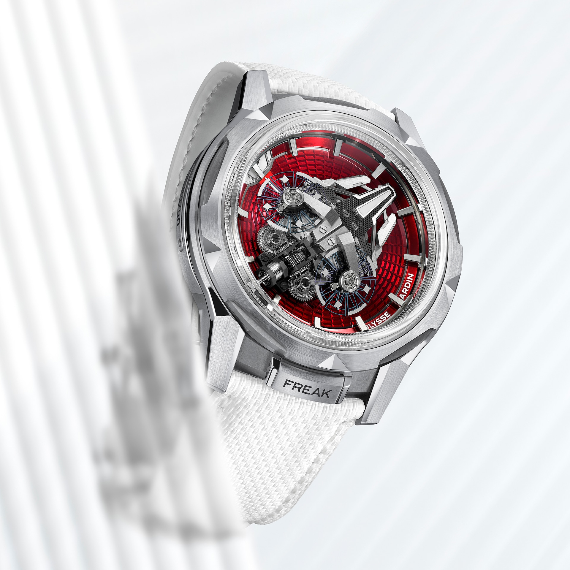 Ulysse Nardin Freak S Enamel Limited Edition 45mm Mens Watch Red Ulysse Nardin Freak S Enamel Limited Edition 45mm Mens Watch Red