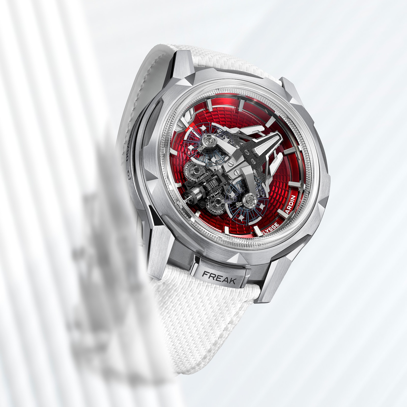 Ulysse Nardin Freak S Enamel Limited Edition 45mm Mens Watch Red
