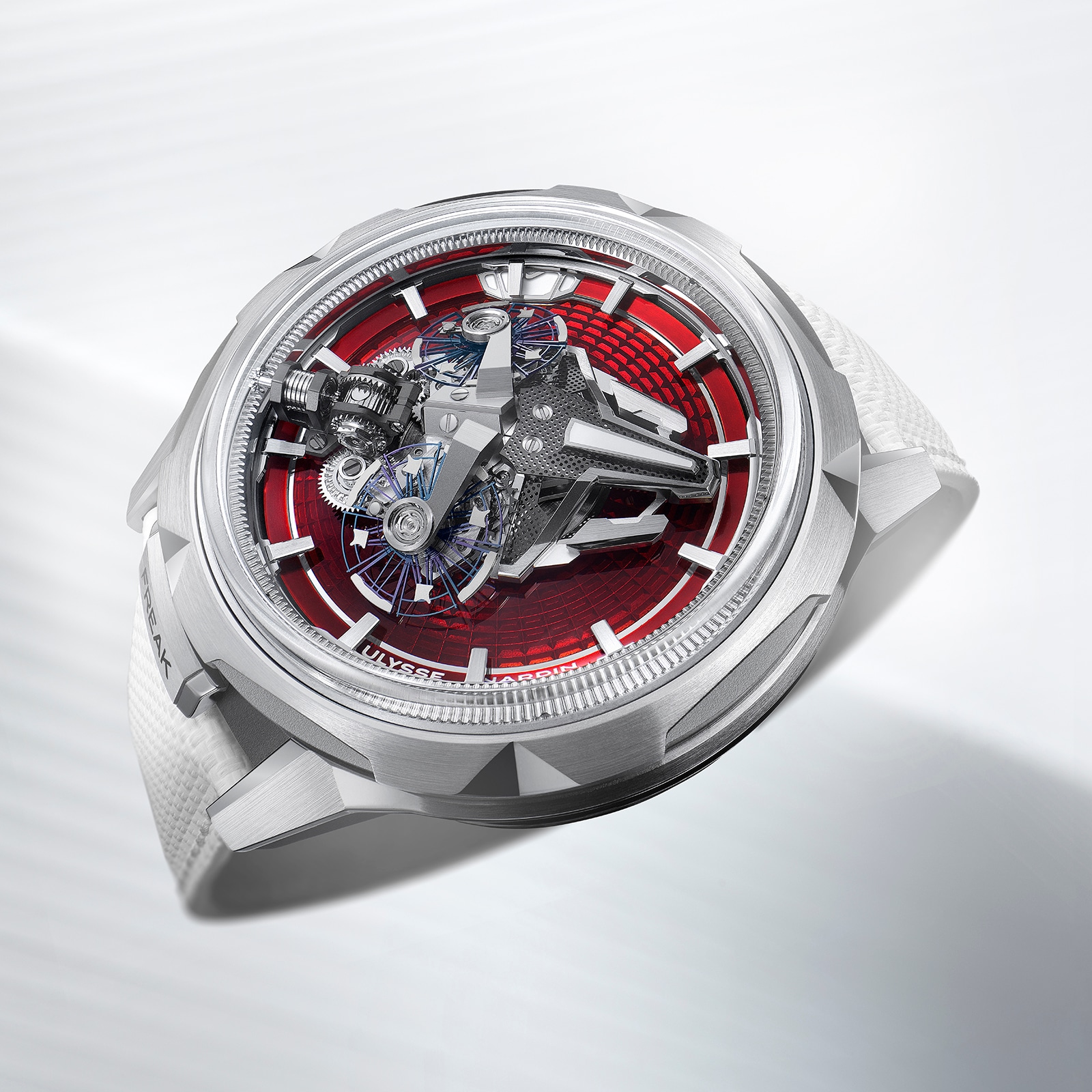 Ulysse Nardin Freak S Enamel Limited Edition 45mm Mens Watch Red