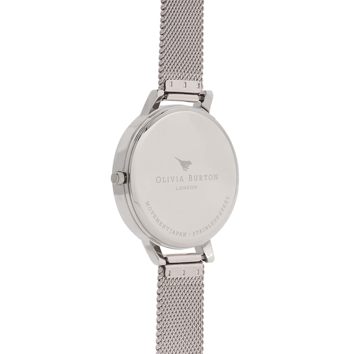Olivia Burton Classic 38mm Ladies Watch White And Silver