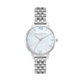 Olivia Burton Classic 30mm Ladies Watch Mother Of Pearl Silver
