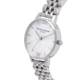 Olivia Burton Classic 30mm Ladies Watch Mother Of Pearl Silver