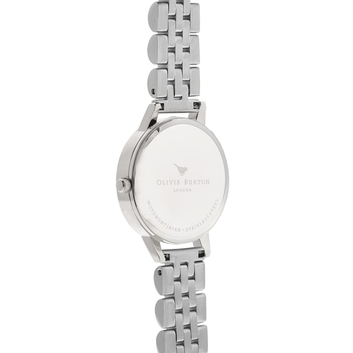 Olivia Burton Classic 30mm Ladies Watch Mother Of Pearl Silver