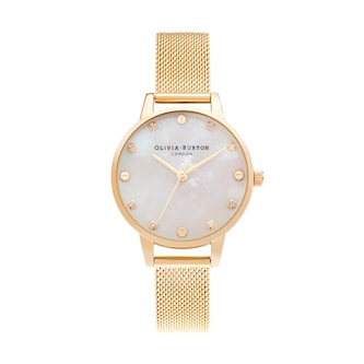 Olivia Burton Classic 30mm Ladies Watch Mother Of Pearl