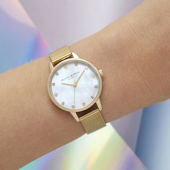 Olivia Burton Classic 30mm Ladies Watch Mother Of Pearl