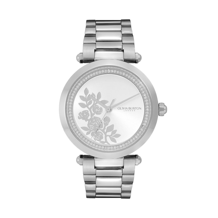 Olivia Burton Signature Floral T Bar 34mm Ladies Watch