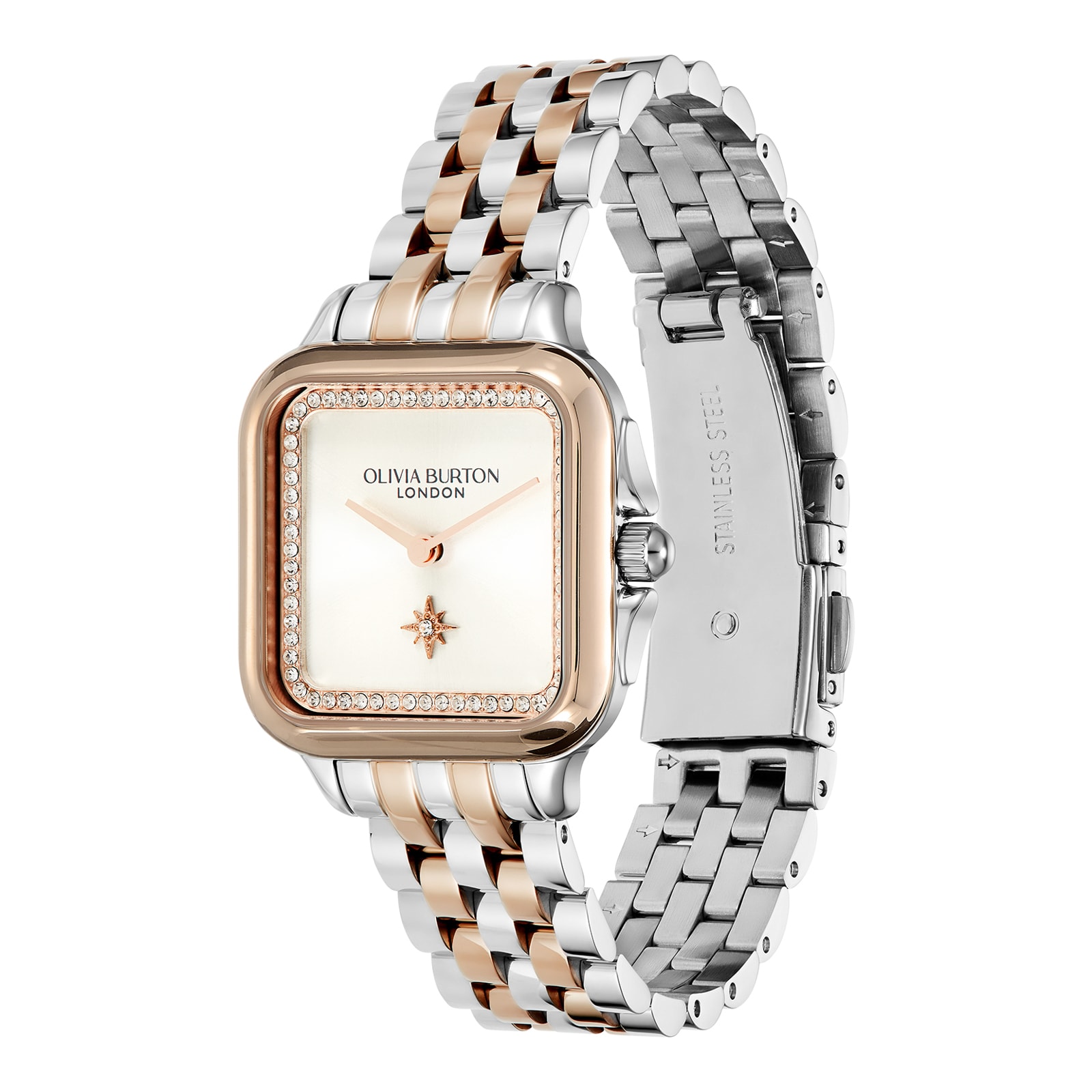 Olivia Burton Grosvenor 28mm Ladies Watch Champagne