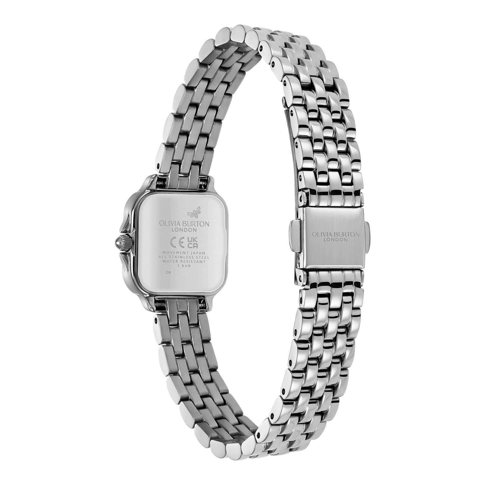 Olivia Burton Mini Grosvenor 20mm Ladies Watch Green Olivia Burton Mini Grosvenor 20mm Ladies Watch Green