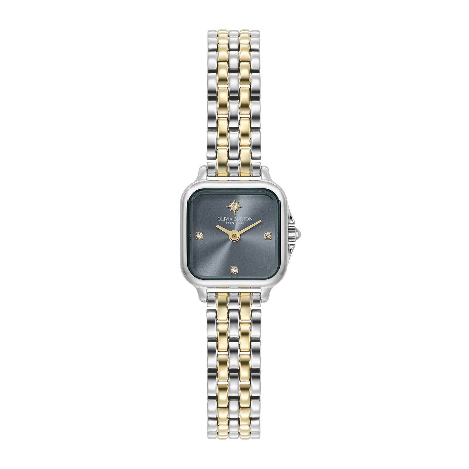 Olivia Burton Mini Grosvenor 20mm Ladies Watch Blue