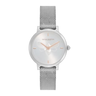 Olivia Burton Ultra Slim 28mm Ladies Watch Stainless Steel