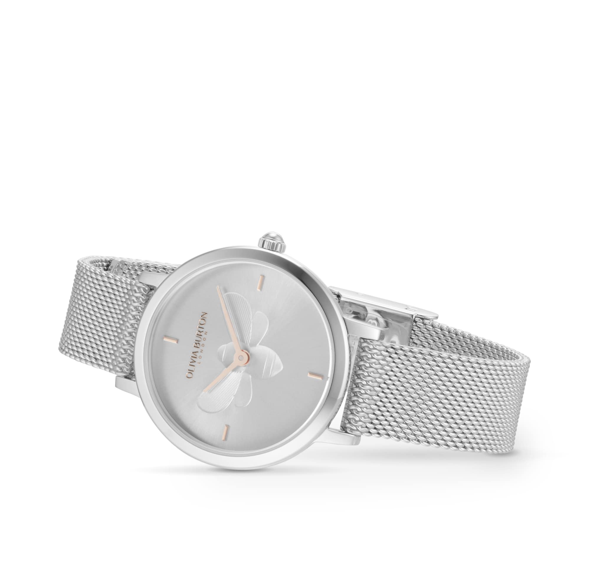 Olivia Burton Ultra Slim 28mm Ladies Watch Stainless Steel