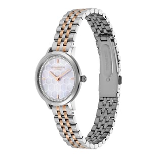Olivia Burton Honeycomb 28mm Ladies Watch Silver