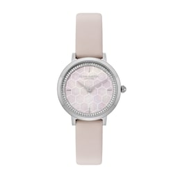 17730719 - Honeycomb 28mm Ladies Watch Pink