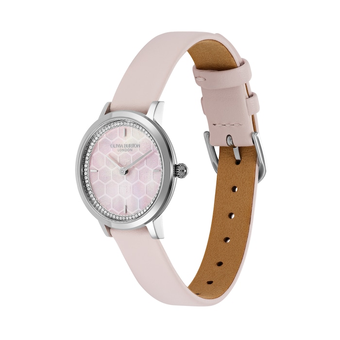 Olivia Burton Honeycomb 28mm Ladies Watch Pink