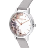 Olivia Burton Watercolour Florals 30mm Ladies Watch and Bracelet Gift Set
