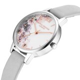 Olivia Burton Watercolour Florals 30mm Ladies Watch and Bracelet Gift Set