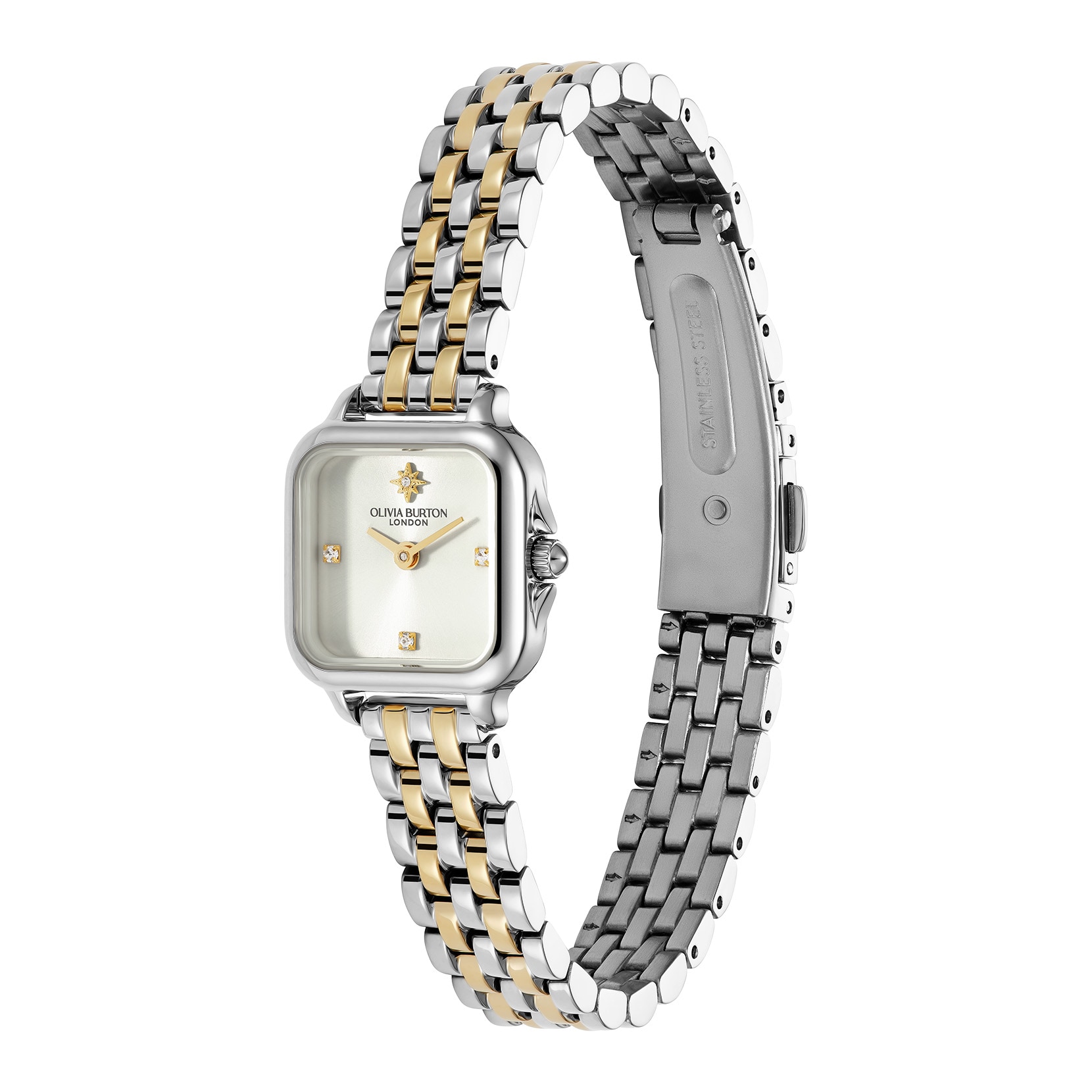 Olivia Burton Mini Grosvenor 20mm Ladies Watch Ivory