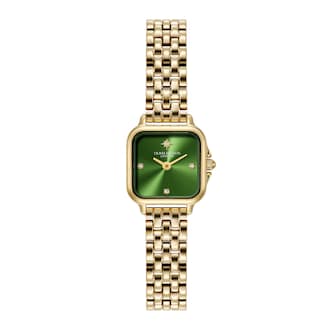 Olivia Burton Mini Grosvenor 20mm Ladies Watch Green