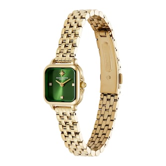 Olivia Burton Mini Grosvenor 20mm Ladies Watch Green