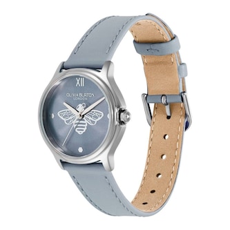 Olivia Burton Classic Bee 30mm Ladies Watch Blue