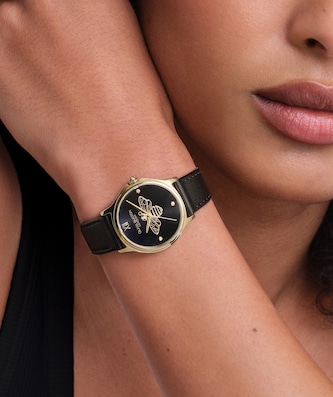 Olivia Burton Classic Bee 30mm Ladies Watch Black