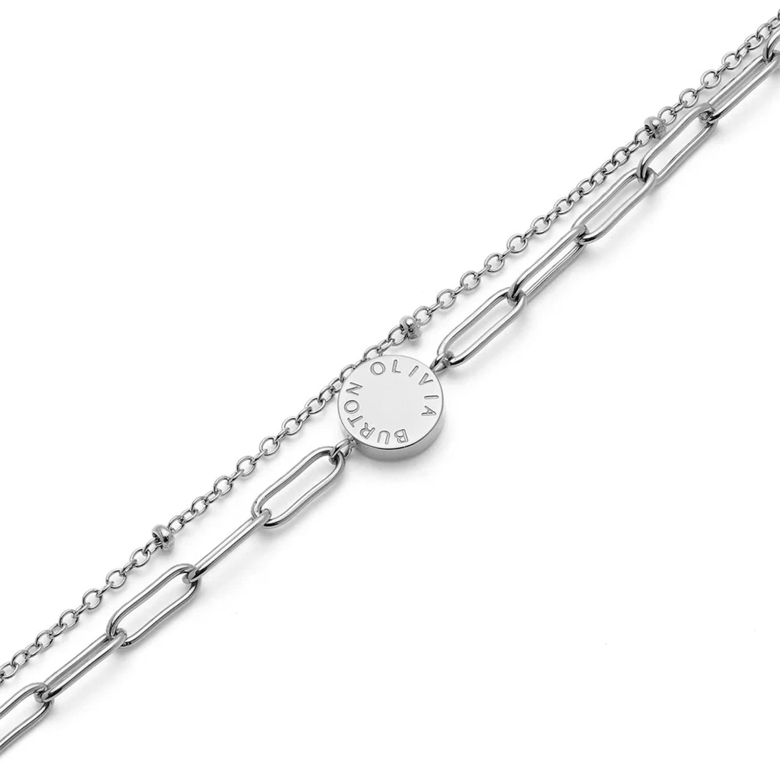Olivia Burton Townhouse Steel Watch & Bracelet Gift Set