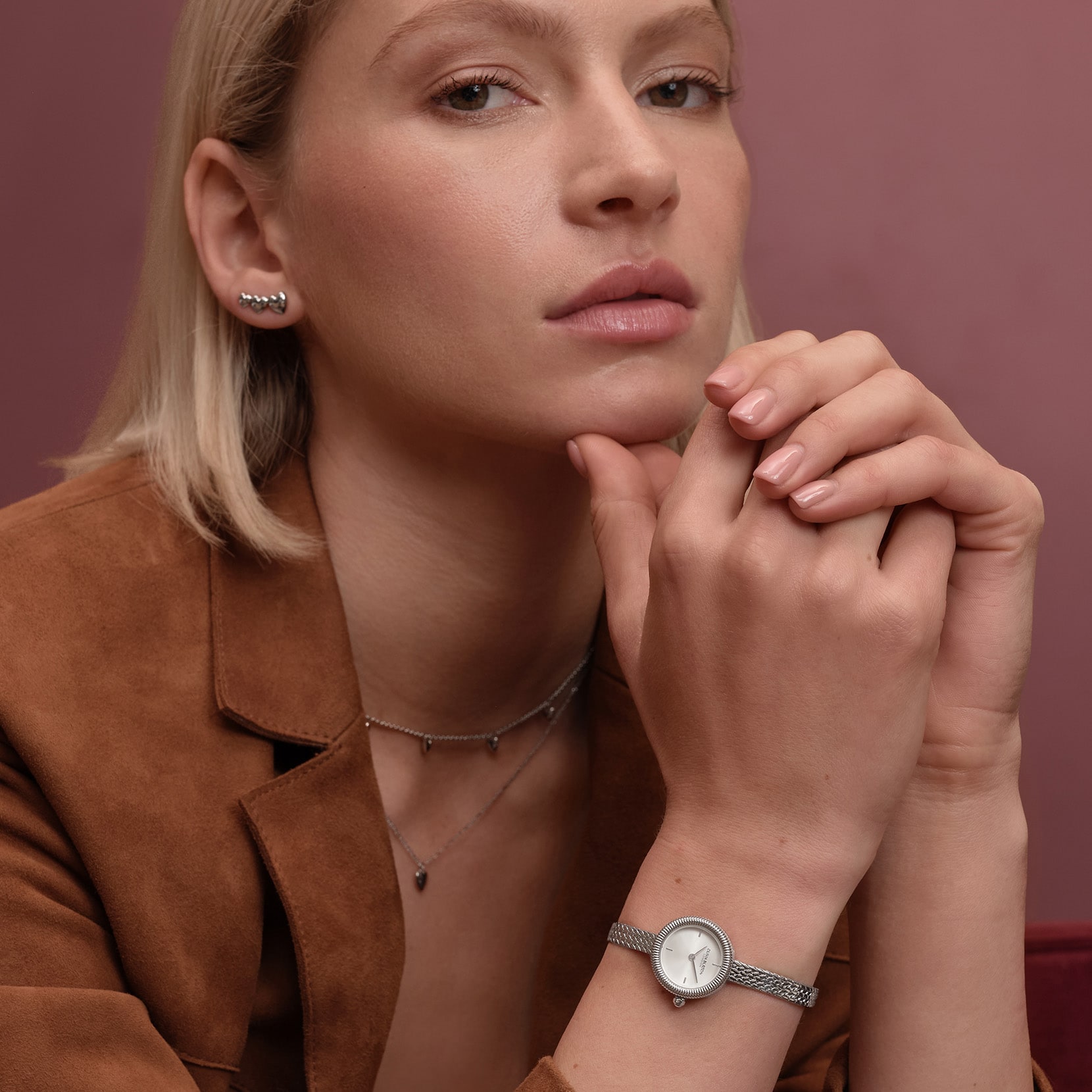 Olivia Burton Classic 20mm Ladies Watch Silver