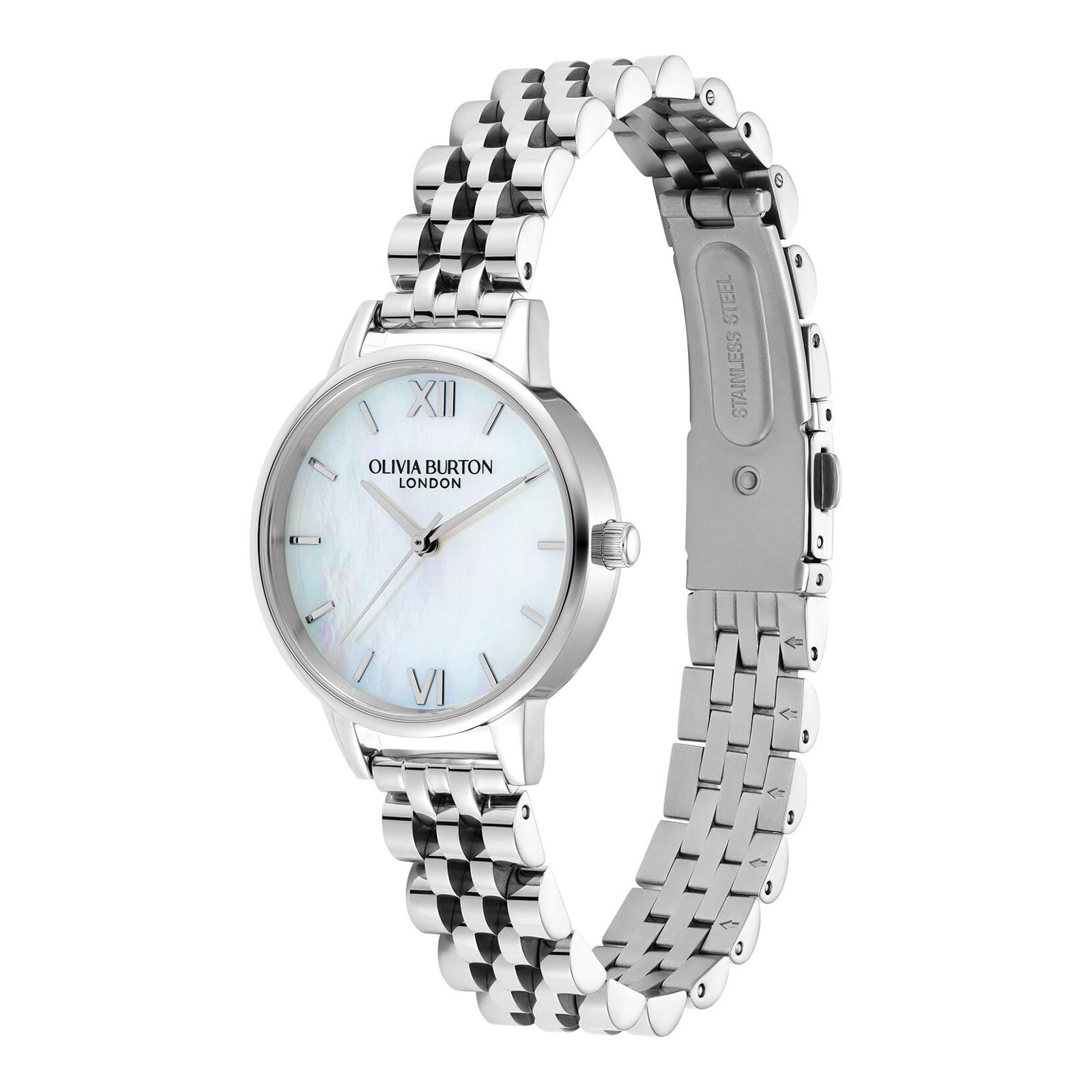 Olivia Burton Classic 30mm Ladies Watch Mother Of Pearl Olivia Burton Classic 30mm Ladies Watch Mother Of Pearl