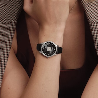Olivia Burton Hexa 36mm Ladies Watch Black