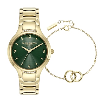Olivia Burton Classic 34mm Ladies Watch Green Olivia Burton Classic 34mm Ladies Watch Green