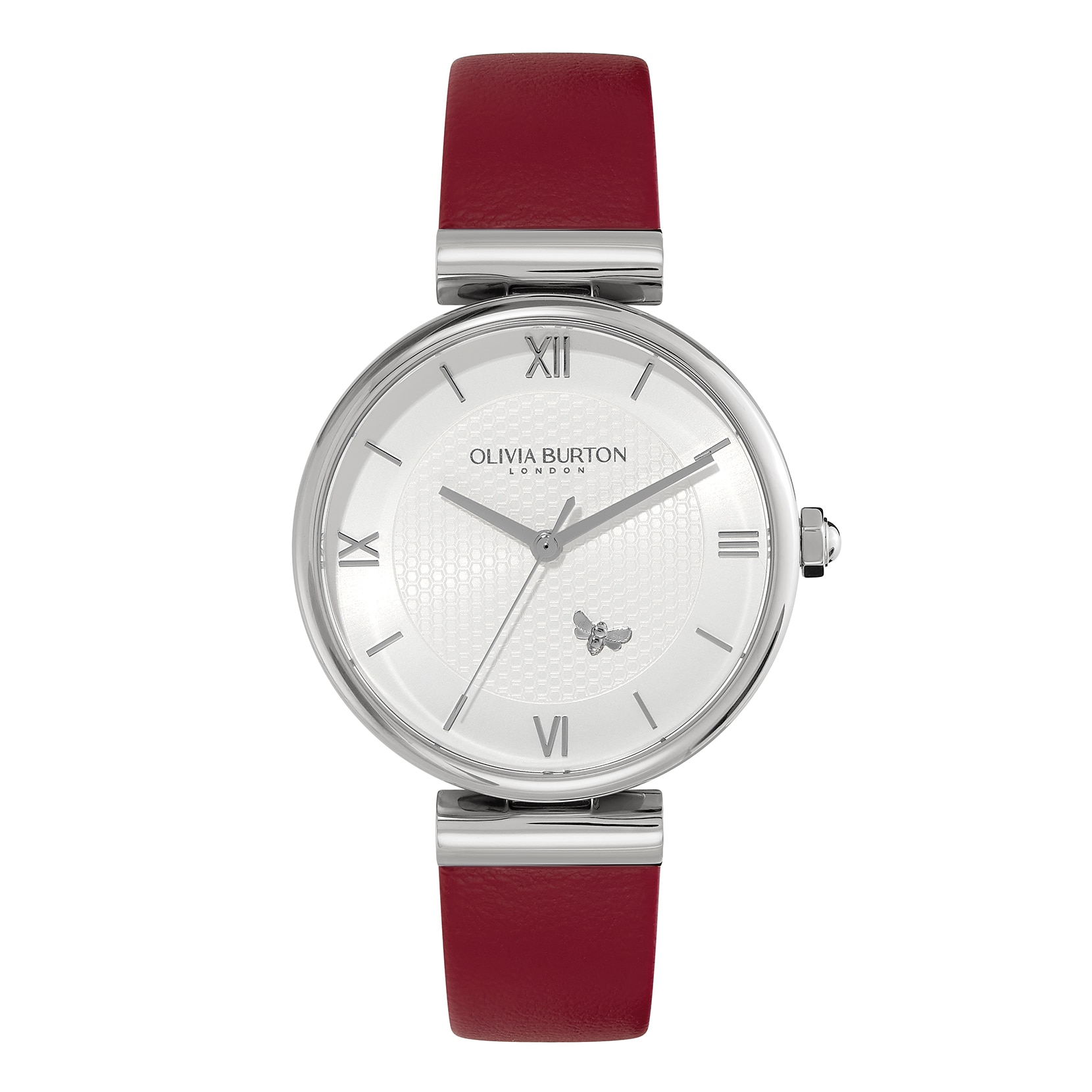 Olivia Burton Minima Bee 36mm Ladies Watch Silver Olivia Burton Minima Bee 36mm Ladies Watch Silver