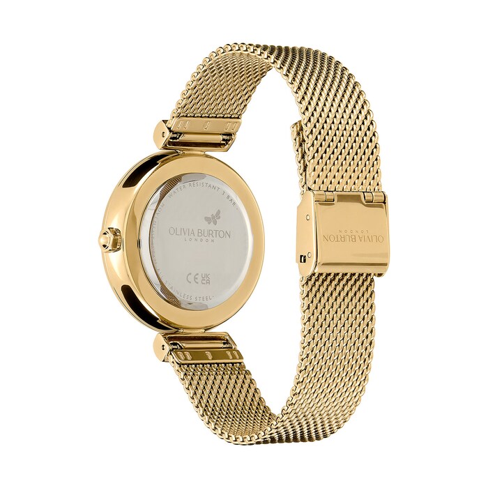 Olivia Burton Signature Minima Bee T Bar 36mm Ladies Watch Gold