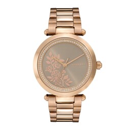 17730894 - Signature Floral T-Bar 34mm Ladies Watch Grey