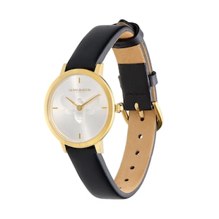 Olivia Burton Signature Bee Ultra Slim 28mm Ladies Watch Silver