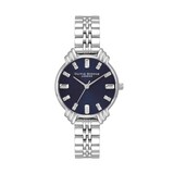 Olivia Burton Classic 30mm Ladies Watch Blue And Silver