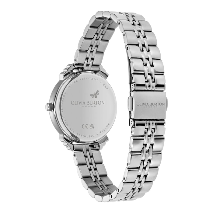 Olivia Burton Classic 30mm Ladies Watch Blue And Silver