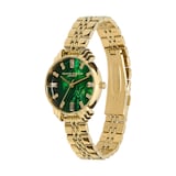 Olivia Burton Classic 30mm Ladies Watch Emerald And Gold