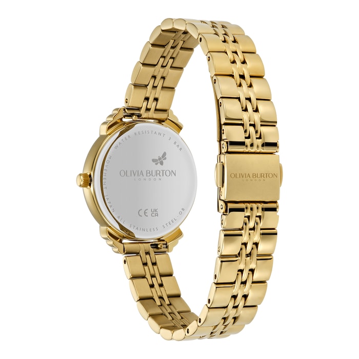 Olivia Burton Classic 30mm Ladies Watch Emerald And Gold