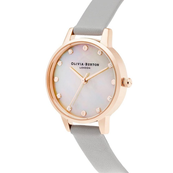 Olivia Burton Classic 30mm Ladies Watch Mother Of Pearl