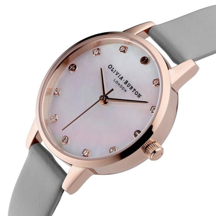 Olivia Burton Classic 30mm Ladies Watch Mother Of Pearl