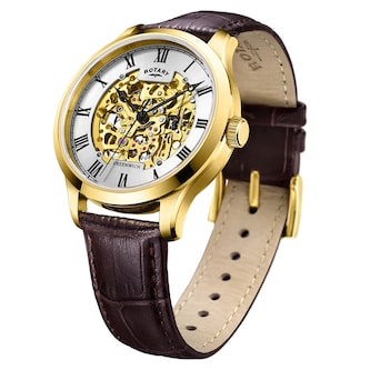 Rotary Greenwich 42mm Mens Watch Silver