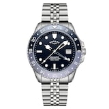 Rotary Seamatic 300 GMT 42mm Mens Watch Black