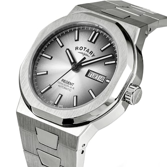 Rotary Regent 40mm Mens Watch Silver Rotary Regent 40mm Mens Watch Silver