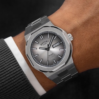 Rotary Regent 40mm Mens Watch Silver