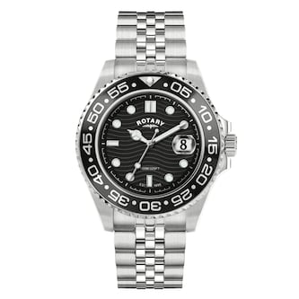 Rotary Apex100 45mm Mens Watch Black