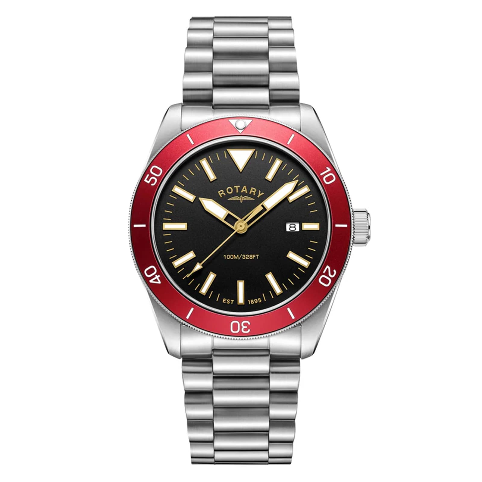 Rotary Apex100 41mm Mens Watch Black Rotary Apex100 41mm Mens Watch Black