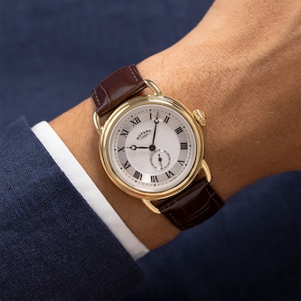 Rotary Heritage 38mm Mens Watch White Rotary Heritage 38mm Mens Watch White