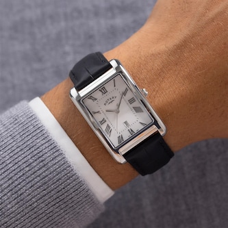 Rotary Heritage Astoria 29mm Mens Watch White Rotary Heritage Astoria 29mm Mens Watch White